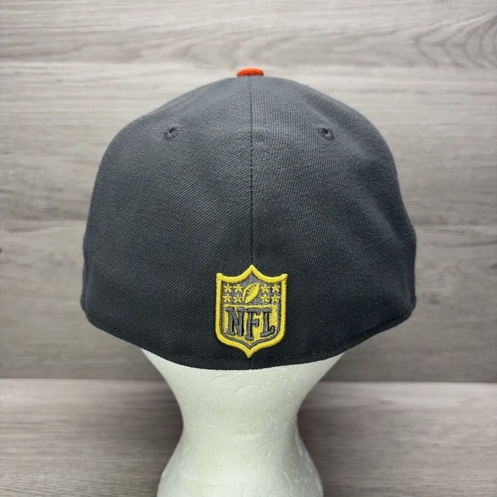 NFL Cleveland Browns New Era 59Fifty Fitted Hat Size 7 1/4 Brown Orange Brimmed - Picture 5 of 11